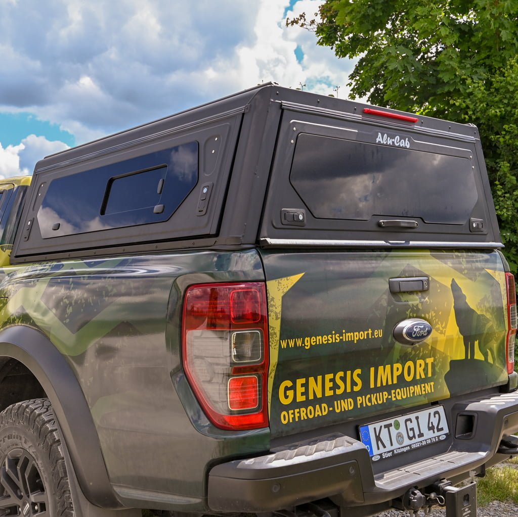 ALU-CAB HARDTOP “CONTOUR” FÜR FORD RANGER 2012-22 DOPPELKABINE MIT FENSTER