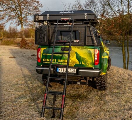 Alu-Cab Sandblech BefestigungsHalterung - (Ohne Tisch)